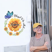 Heureux d'être appelé Grand-mère Tournesol - Cadeau pour grand-mère, mère, maman - Autocollant décoratif personnalisé