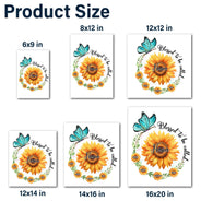 Heureux d'être appelé Grand-mère Tournesol - Cadeau pour grand-mère, mère, maman - Autocollant décoratif personnalisé