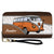 RV Aesthetic Pattern - Gift For Camping Lovers - Personalized Leather Long Wallet