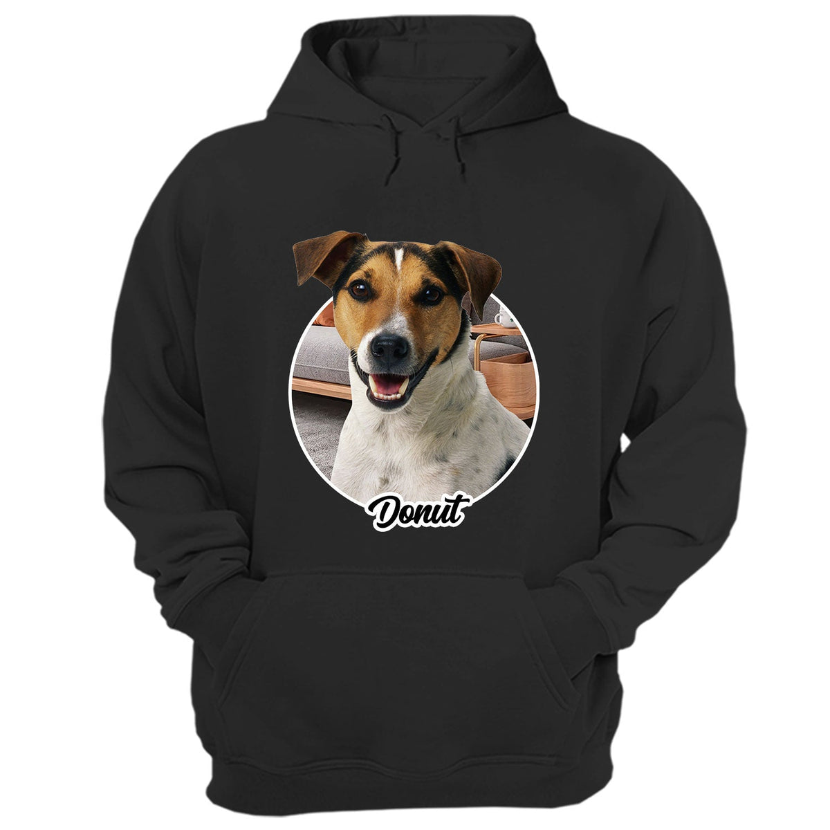 Custom Photo Background Pet Face - Gift For Pet Lovers - Personalized T Shirt
