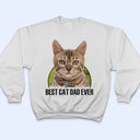 Custom Photo Best Dog Mom Dog Dad Ever - Gift For Dog Lovers - Personalized T Shirt