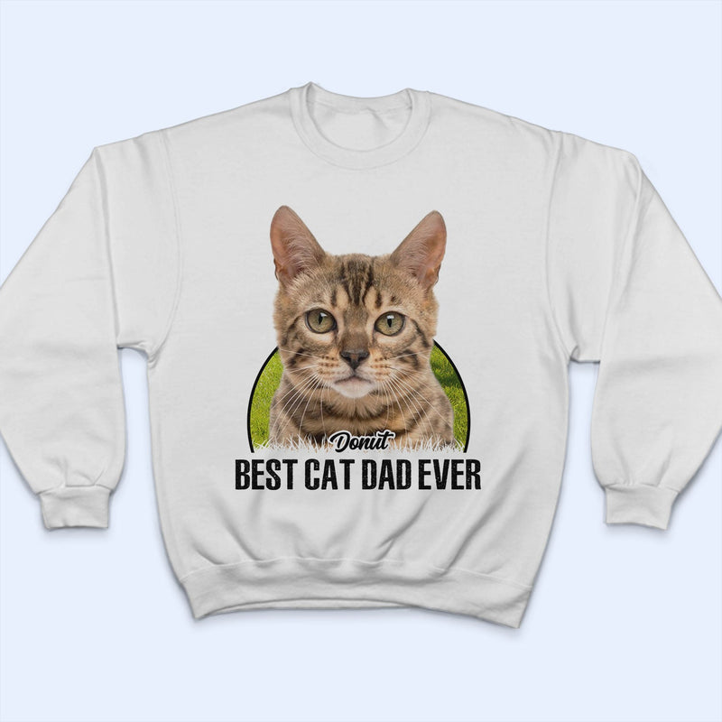 Custom Photo Best Dog Mom Dog Dad Ever - Gift For Dog Lovers - Personalized T Shirt