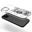 Custom Photo Black And White Pet Face - Gift For Pet Lovers - Personalized Clear Phone Case