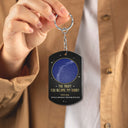 Custom Photo The Night You Became My Daddy Star Map - Gift For Dad, Father - Personalized Aluminum Keychain