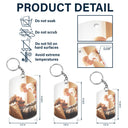 Custom Photo The Night You Became My Daddy Star Map - Gift For Dad, Father - Personalized Aluminum Keychain