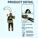 Firefighter Uniform - Gift For Firefighters - Personalized Acrylic Car Hanger