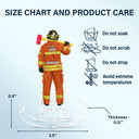 Firefighter Uniform - Gift For Firefighter - Personalized Acrylic Shaking Stand