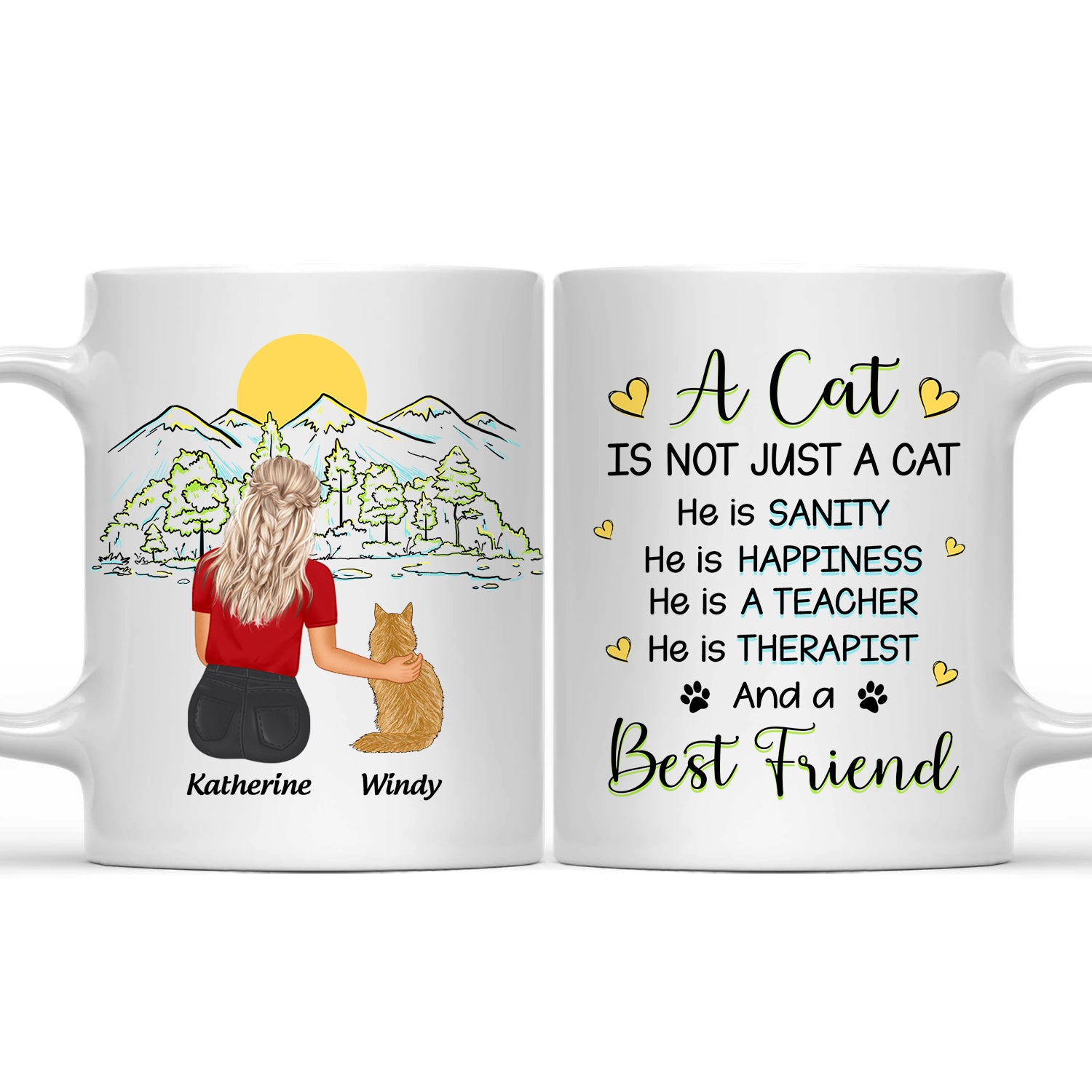 A Cat Is Not Just A Cat - Gift For Cat Lovers - Personalized Mug