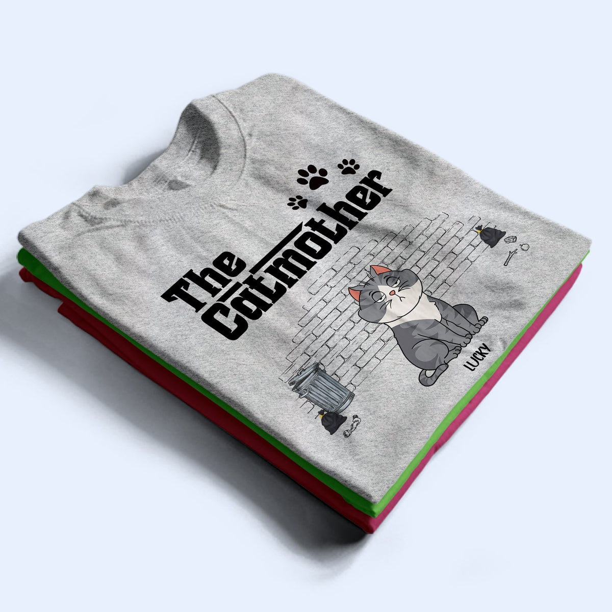 The Catfather The Dogfather - Gift For Pet Lovers - Personalized T Shirt