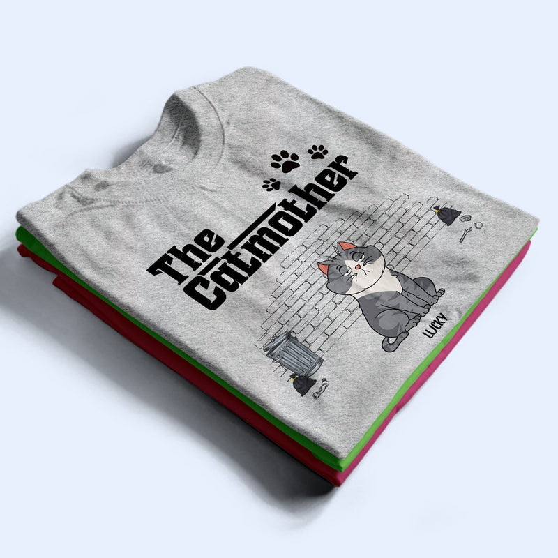 The Catfather The Dogfather - Gift For Pet Lovers - Personalized T Shirt