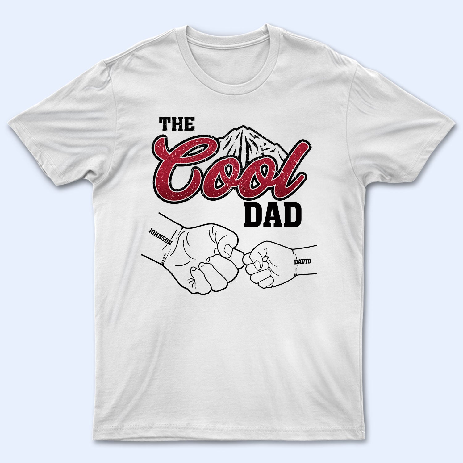 The Cool Dad - Birthday, Loving Gift For Father, Grandfather, Grandpa - Personalized T Shirt