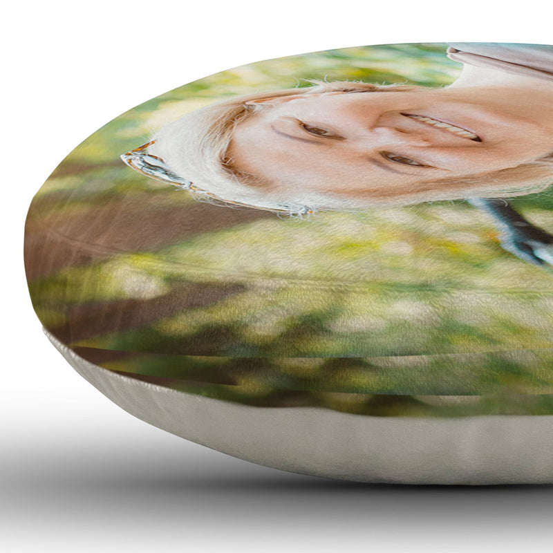 Custom Photo My Love For You Is Always Near - Memorial Gift - Personalized Heart Shaped Pillow