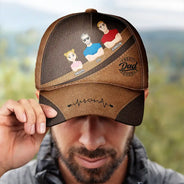Meilleur papa de tous les temps - Cadeau d'anniversaire, cadeau d'amour pour père, grand-père, grand-père - Casquette classique personnalisée 