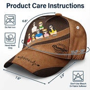 Meilleur papa de tous les temps - Cadeau d'anniversaire, cadeau d'amour pour père, grand-père, grand-père - Casquette classique personnalisée 