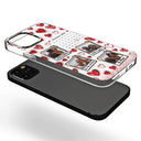 Calendar Custom Photo Couples - 3D Inflated Effect Printed Clear Phone Case, Personalized Clear Phone Case