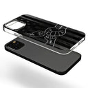 Stars & Stripes, Fist Bump - Gift For Dad, Father, Grandfather, Grandpa - Personalized Clear Phone Case