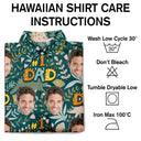 Custom Photo Dino #1 Dad - Personalized Hawaiian Shirt