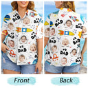 Custom Photo Astronaut #1 Dad - Personalized Hawaiian Shirt