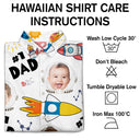 Custom Photo Astronaut #1 Dad - Personalized Hawaiian Shirt