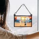 They Still Talk About You Memorial - Personalized Window Hanging Suncatcher Ornament