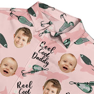 Bobine photo personnalisée « Papa cool » – Chemise hawaïenne personnalisée