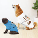 Photo personnalisée « J'aime mon chien papa » - T-shirt personnalisé pour animaux de compagnie