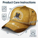 This Human Dog Dad Belongs To - Personalized Classic Cap