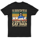 Un papa chat super sexy - T-shirt personnalisé