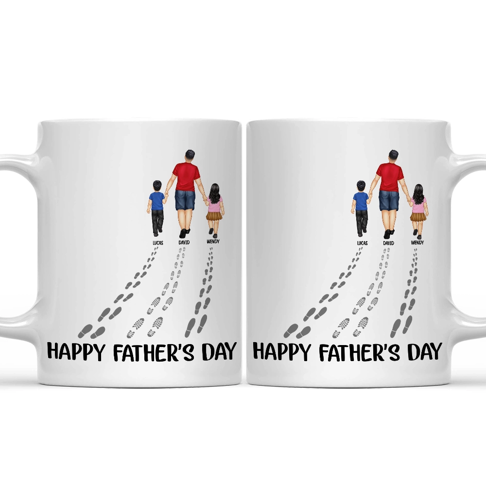 Happy Father's Day Best Dad Ever - Personalized Mug