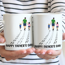Happy Father's Day Best Dad Ever - Personalized Mug