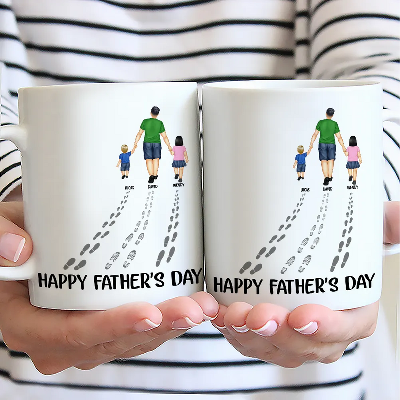 Happy Father's Day Best Dad Ever - Personalized Mug