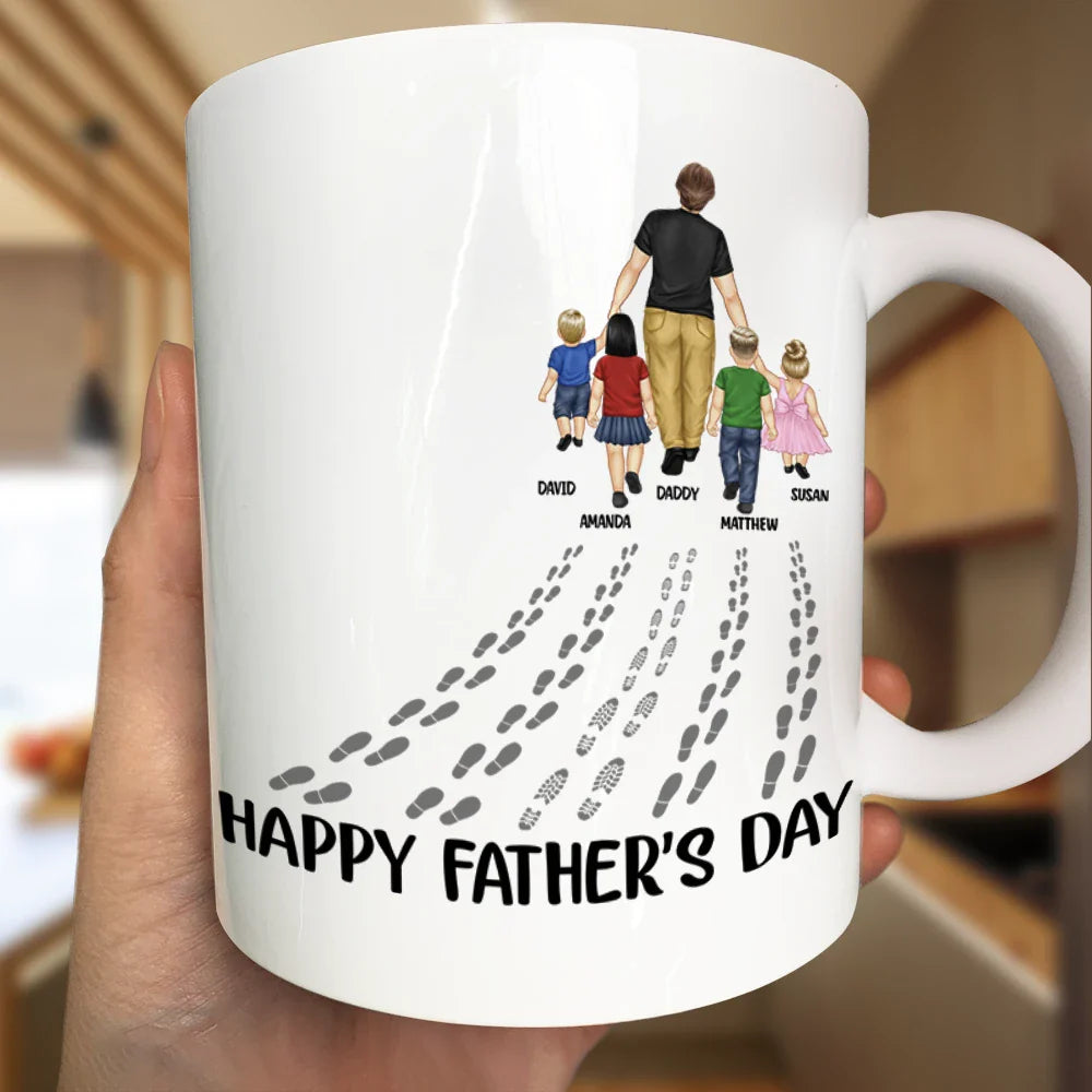 Happy Father's Day Best Dad Ever - Personalized Mug