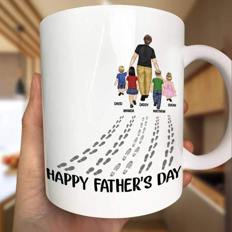 Happy Father's Day Best Dad Ever - Personalized Mug