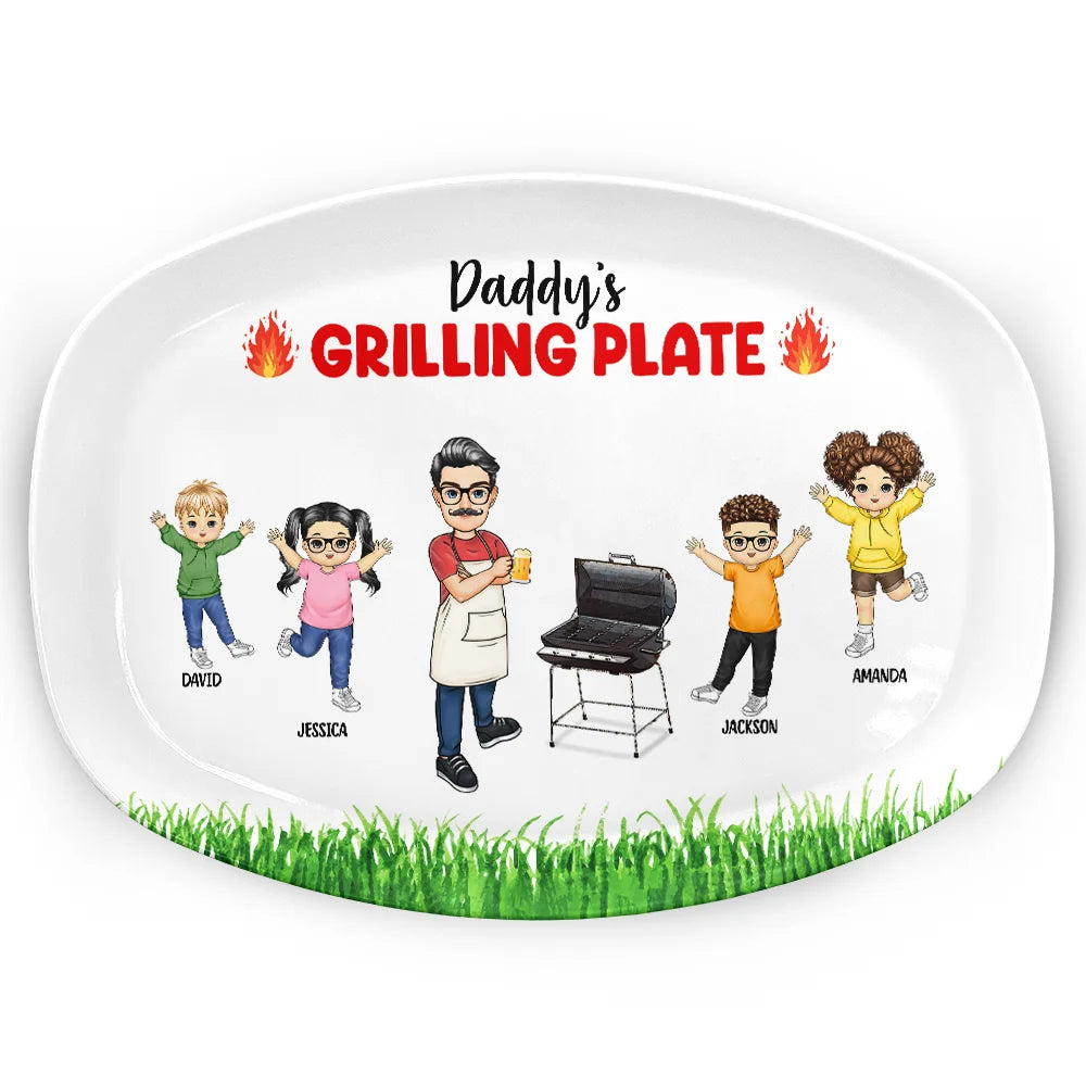 Grilling Plate Awesome BBQ - Personalized Plate