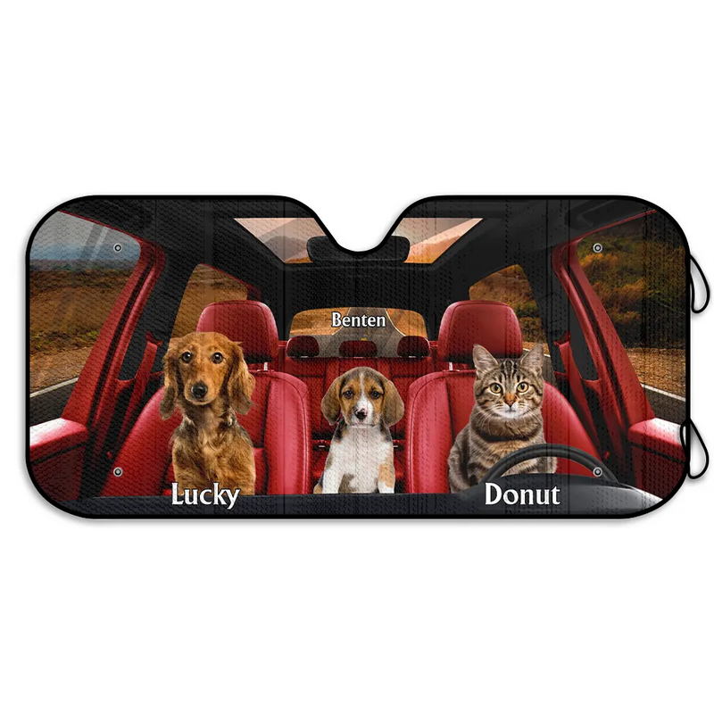 Custom Photo Have Fun Together - Personalized Auto Sunshade