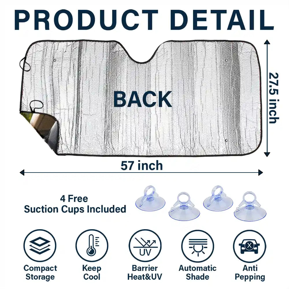 Custom Photo Have Fun Together - Personalized Auto Sunshade