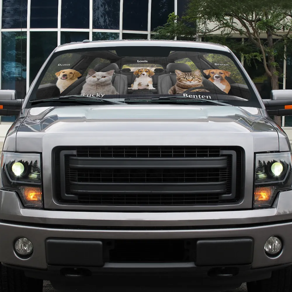 Custom Photo Have Fun Together - Personalized Auto Sunshade