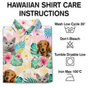 Custom Photo Tie Dye Pet Face - Personalized Hawaiian Shirt