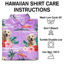 Custom Photo Ready To Go To The Beach Pet Face - Personalized Hawaiian Shirt