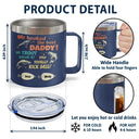 We Hooked The Best Dad Fishing - Personalized 14oz Stainless Steel Tumbler With Handle