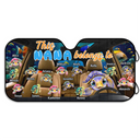 This Grandma Belongs To Turtle Summer Up To 20 Version - Personalized Auto Sunshade
