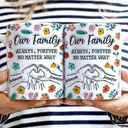 A Little Bit Of Crazy Family - 3D Inflated Effect Printed Mug, Personalized White Edge-to-Edge Mug