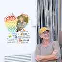 Custom Photo A Piece Of My Heart Memorial - Personalized Decor Decal