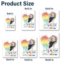 Custom Photo A Piece Of My Heart Memorial - Personalized Decor Decal