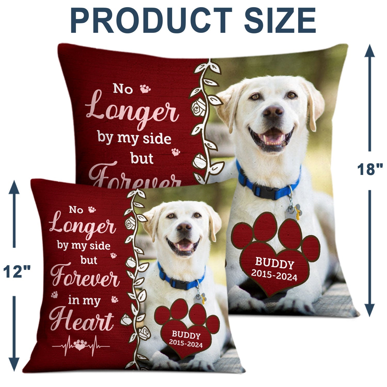 Custom Photo Dog Cat You Would Have Lived Forever - Personalized Pillow