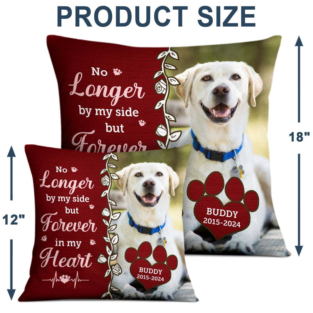 Custom Photo Dog Cat You Would Have Lived Forever - Personalized Pillow