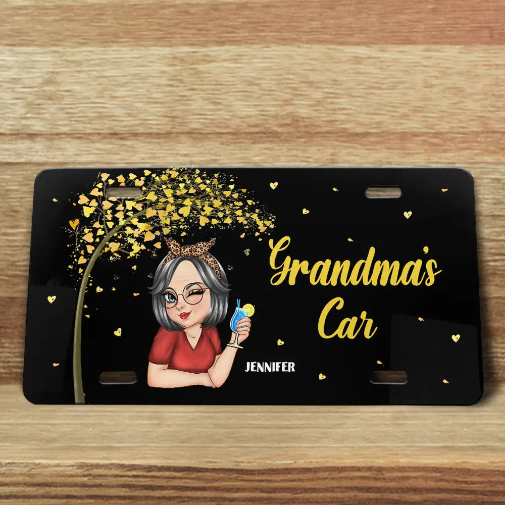 Grandma's Car - Personalized License Plate
