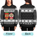 Merry Woofmas Dog Lovers - Personalized Unisex Ugly Sweater