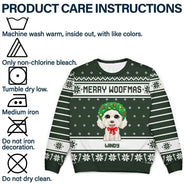Merry Woofmas Dog Lovers - Personalized Unisex Ugly Sweater