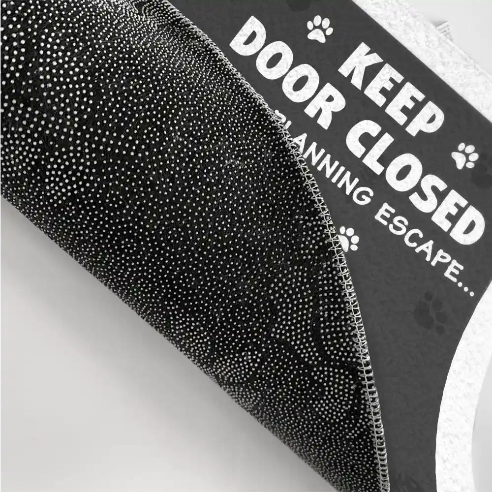 Cats Planning Escape - Personalized Doormat